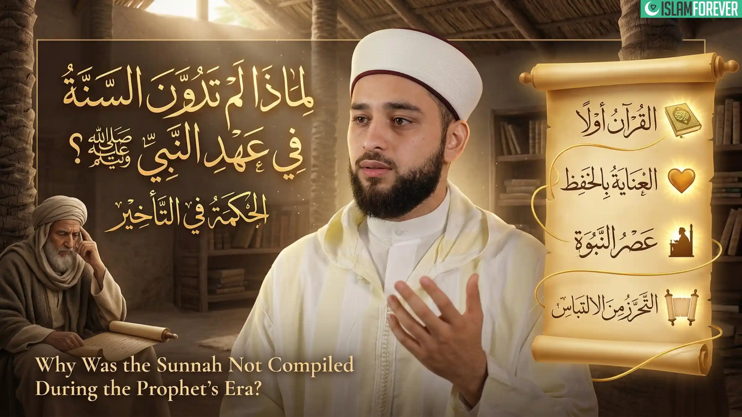 لماذا لم تُدوَّن السنة في عهد النبي ﷺ؟ – الحلقة 08 | سلسلة السنة النبوية